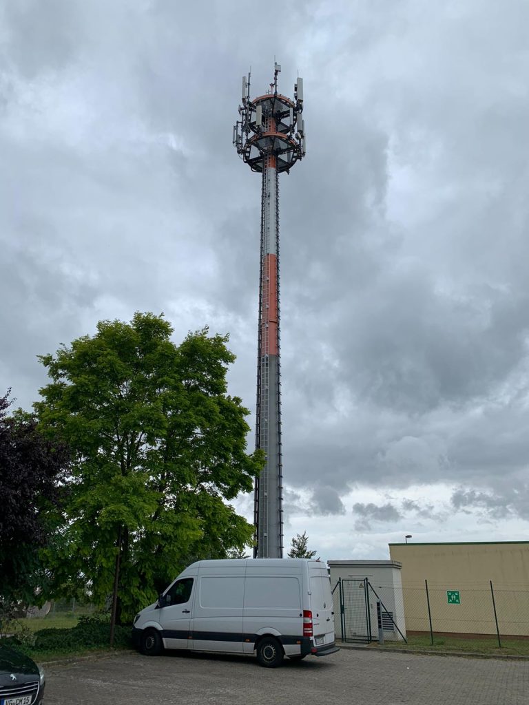 Sendemast nahe Neubrandenburg (Trollenhagen)